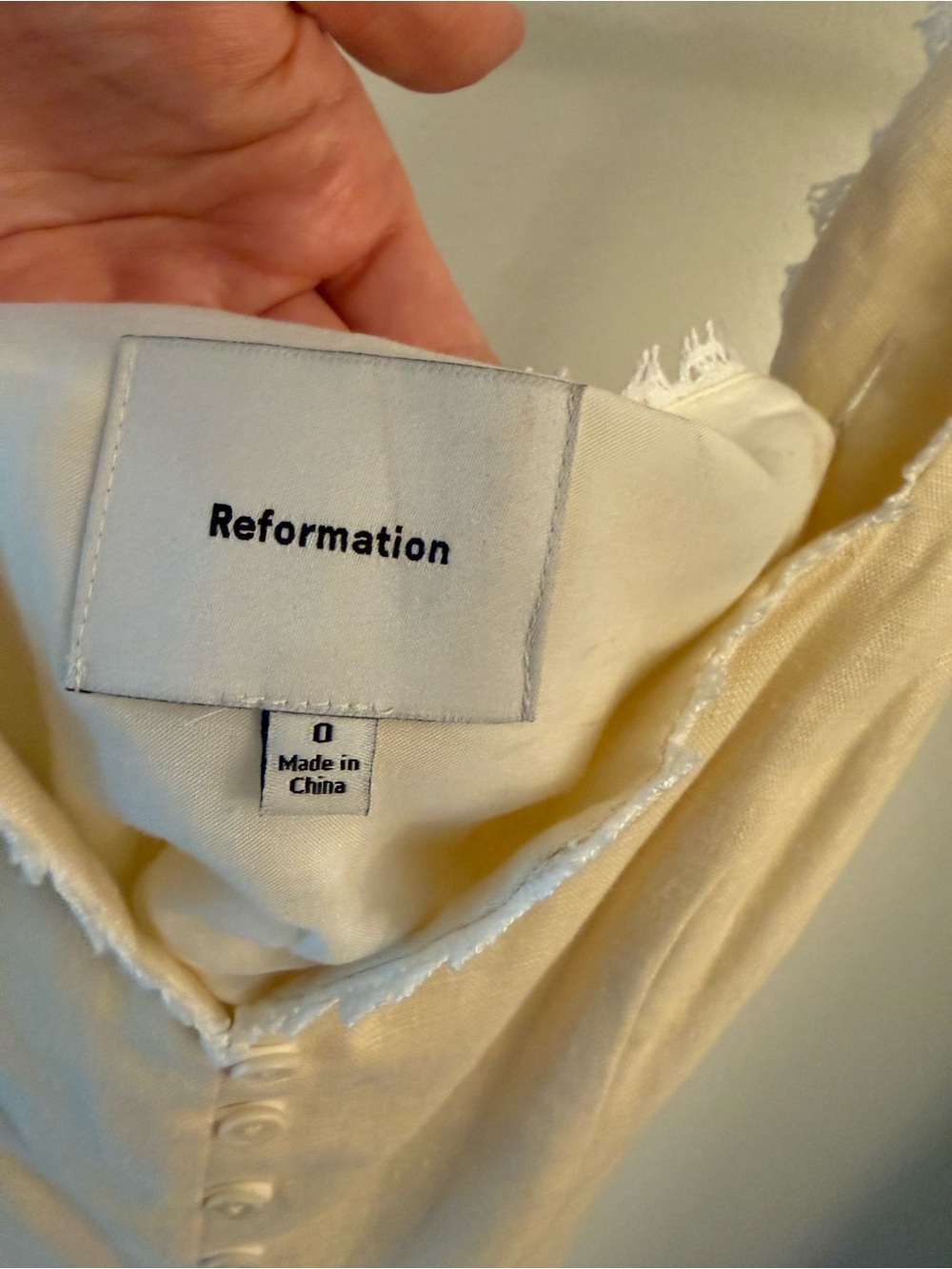 Reformation Viola Linen Top - Picture 5 of 9